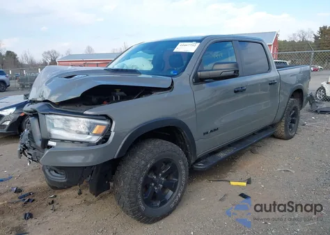2023 Ram 1500 Rebel 4X4 5'7 Box z USA, uszkodzony, nr VIN 1C6SRFLT3PN677569
